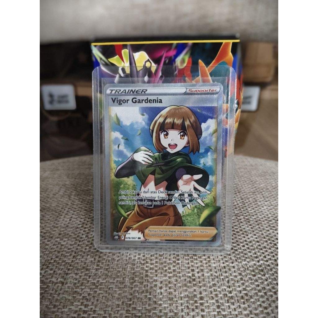 Kartu Pokemon Vigor Gardenia SR Indonesia