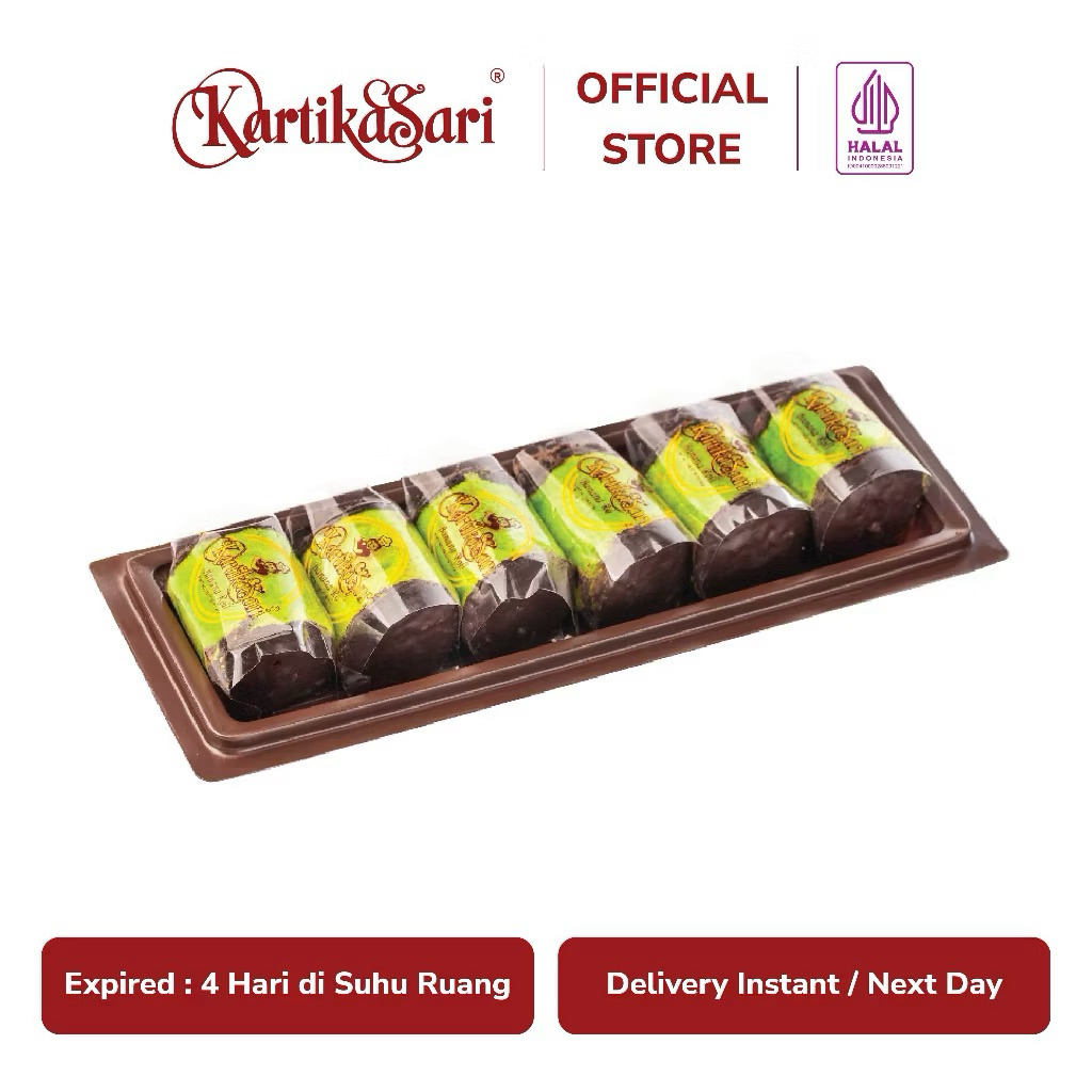 KARTIKA SARI - BANANA ROLL PANDAN - OLEH OLEH BANDUNG