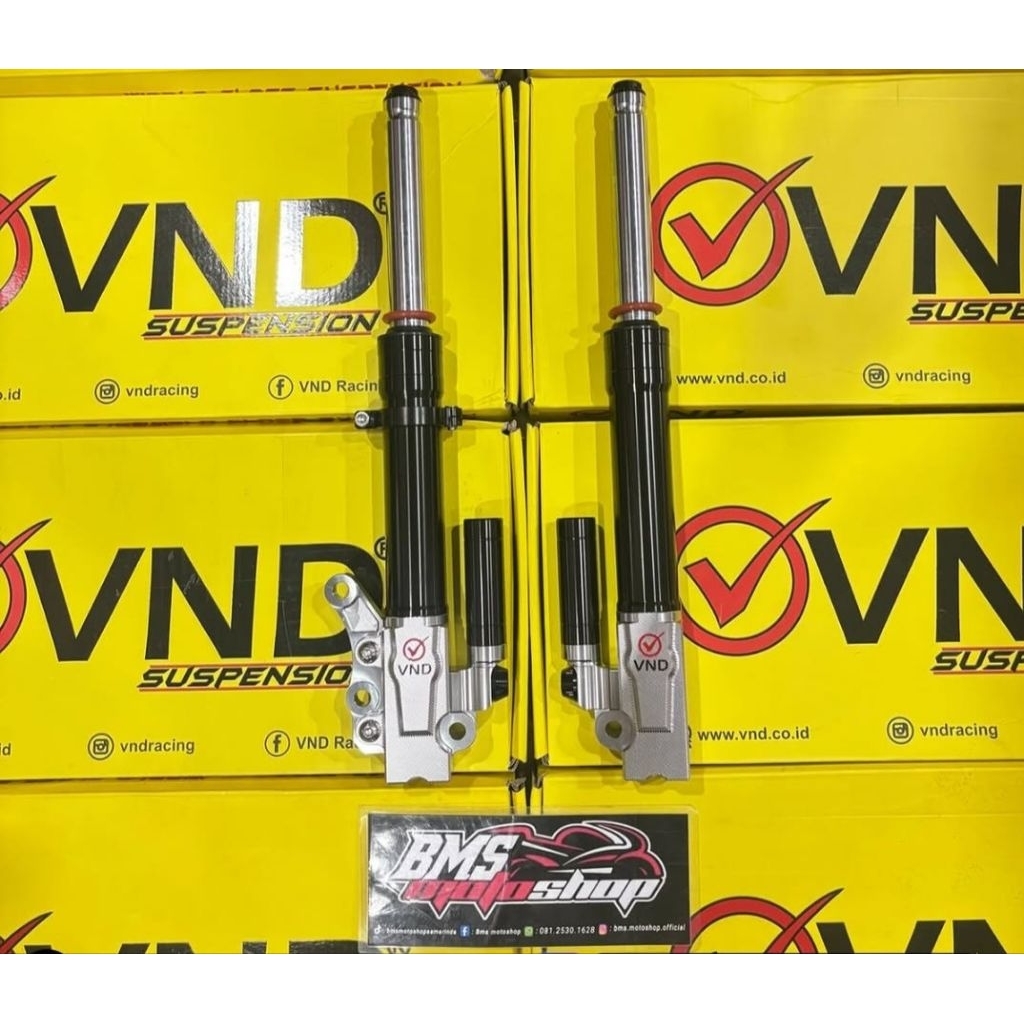 SHOCK DEPAN VND AK 111 JUPITER Z HITAM/SILVER