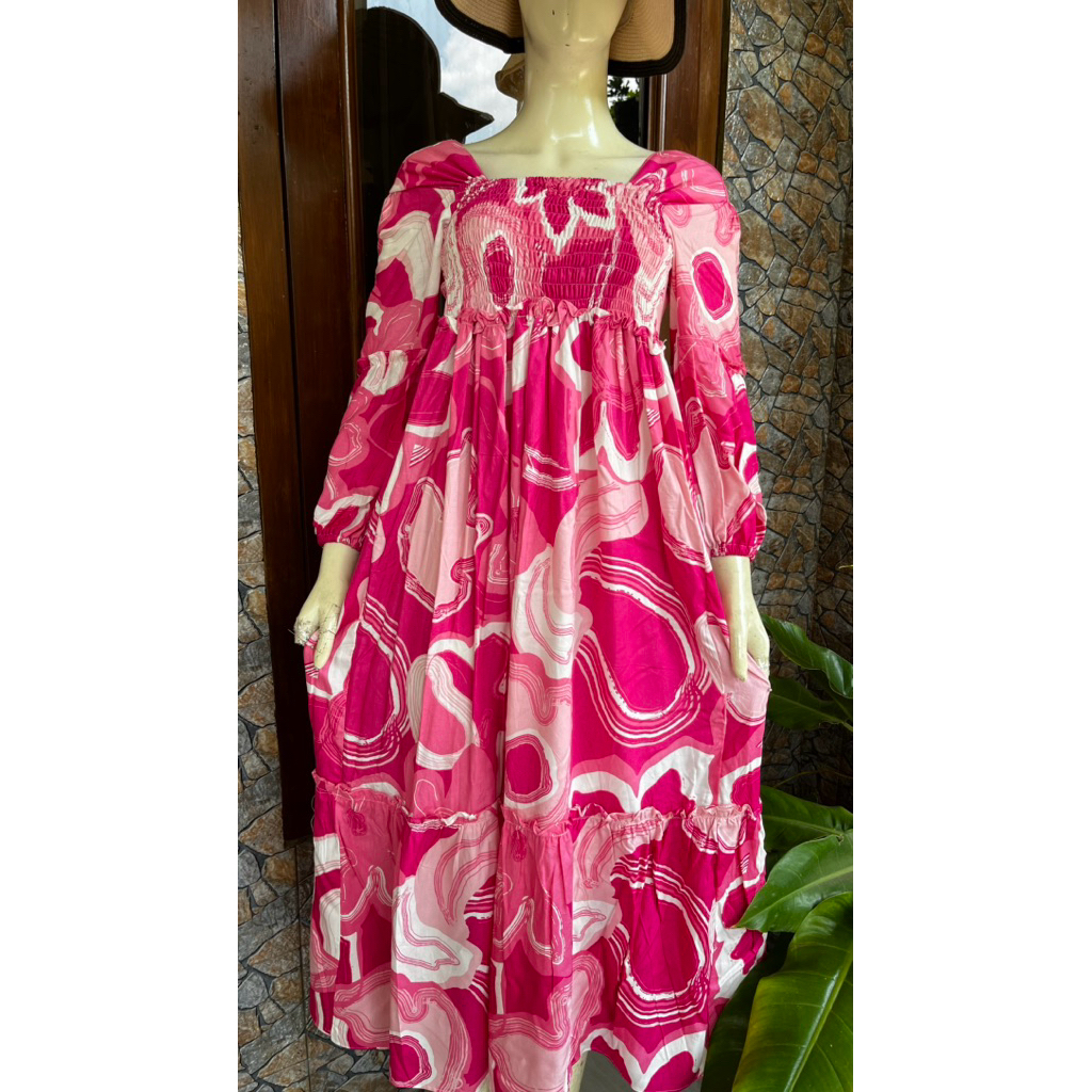 Dress Smock ( Gamis smock ) Dress diandra