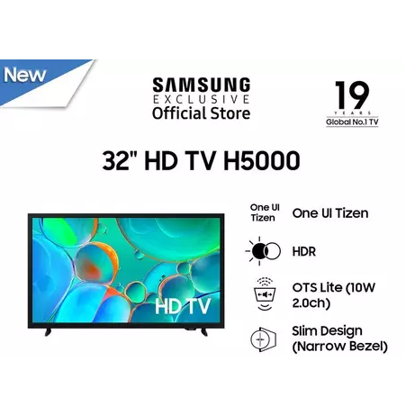 LED TV 32 INCH SAMSUNG SMART DIGITAL - 32 H 5000