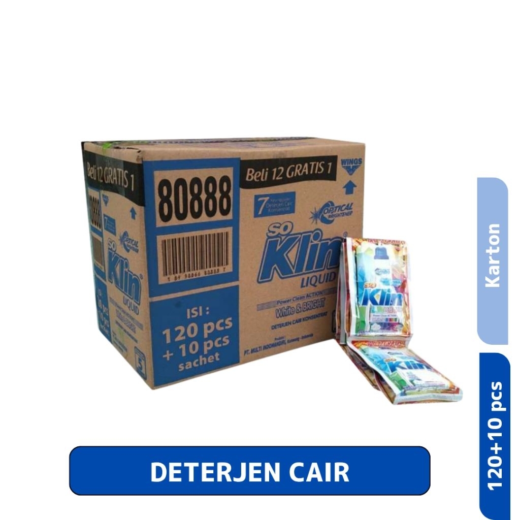 SABUN CUCI BAJU SOKLIN SACHET