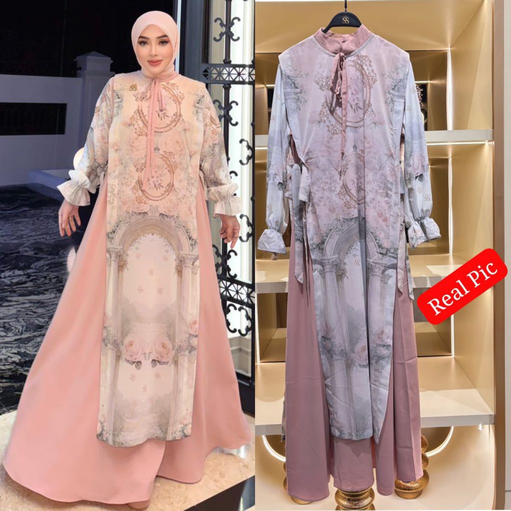 DRESS SHELLASAUKIA OFFICIAL ORIGINAL (TANPA HIJAB) DIJAMIN ORI 100% BY SHELLASAUKIA DRESS SHELLASAUK