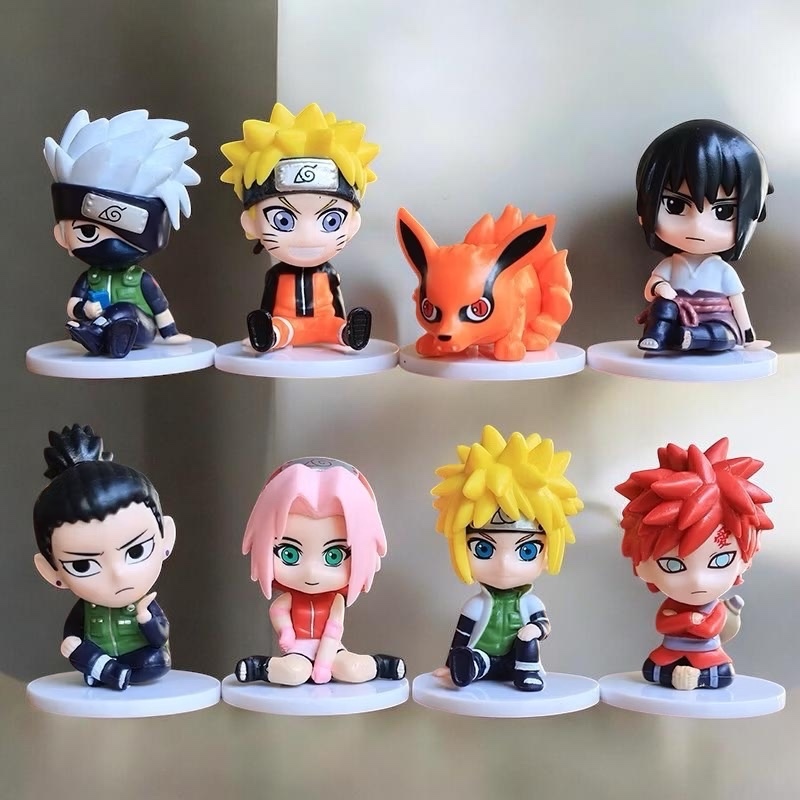 Action figure naruto kurama gaara minato sakura sasuke