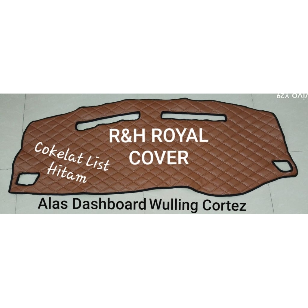 Alas Dashboard Mobil Wuling Cortez, motif jahit wajik