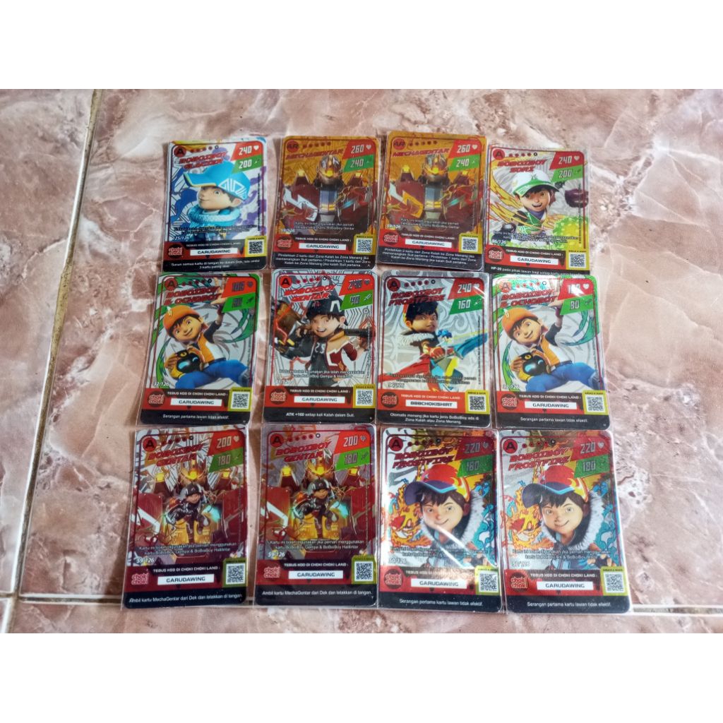 [SEBELUM MEMBELI ALANGKAH BAIKNYA TANYAKAN STOCKNYA TERLEBIH DAHULU?] Monsta galaxy card/kartu choki