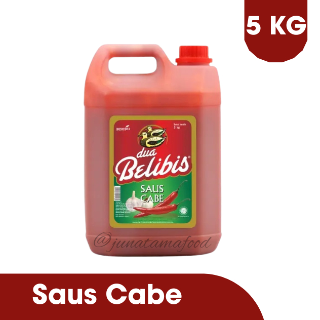 Saos Cabe Premium Dua Belibis 5 kg - Jerigen