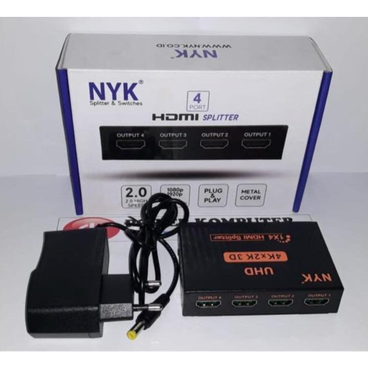 NYK HDMI SPLITTER 4PORT