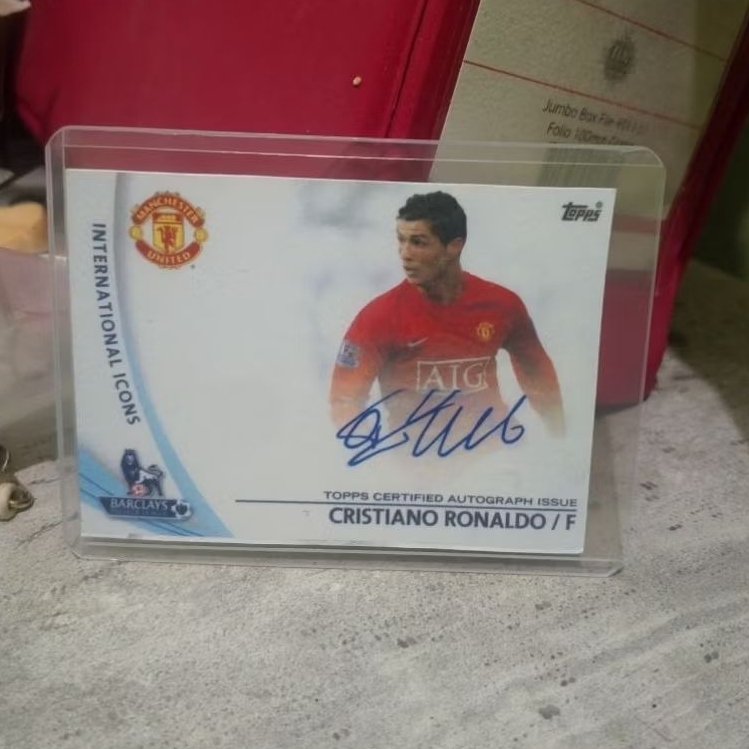 Kartu Replica Mainan Anak Jadul Bola tanda tangan Ronaldo