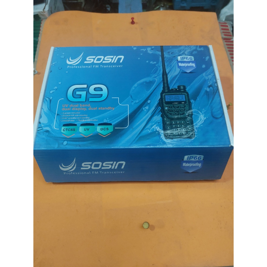 Ht Sosin G9 Mirip Ht Firstcom Fc27 Dual Band Anti air Setara Voxter UV-W8 Baru