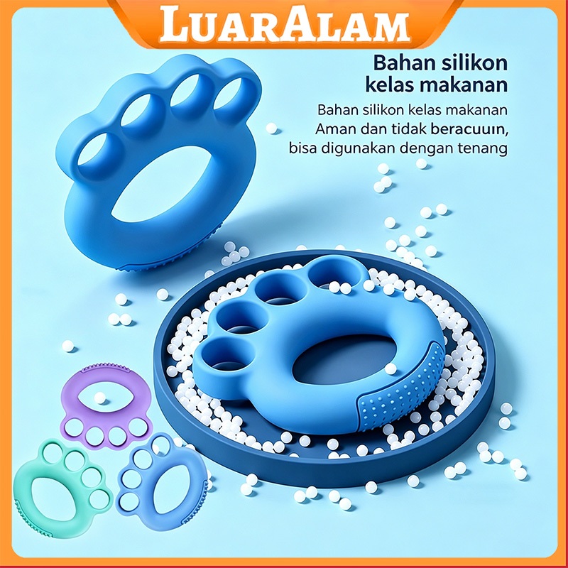 Hand Grip Ring 40 Pound 50 Pound 60 Pound Finger Grip Exerciser Silikon Latihan Jari Tangan Hand Gri