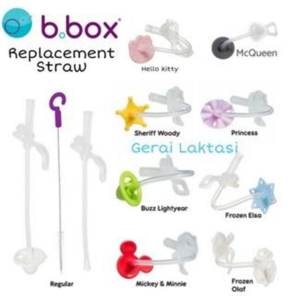 bbox replacement straws+cleaner for bbox sippy cup