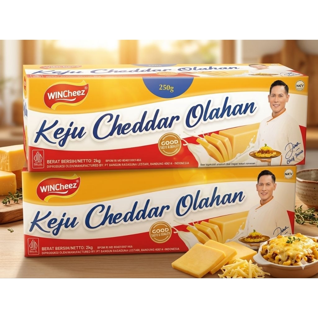 KEJU WINCHEEZ CHEDDAR BATANG 2KG