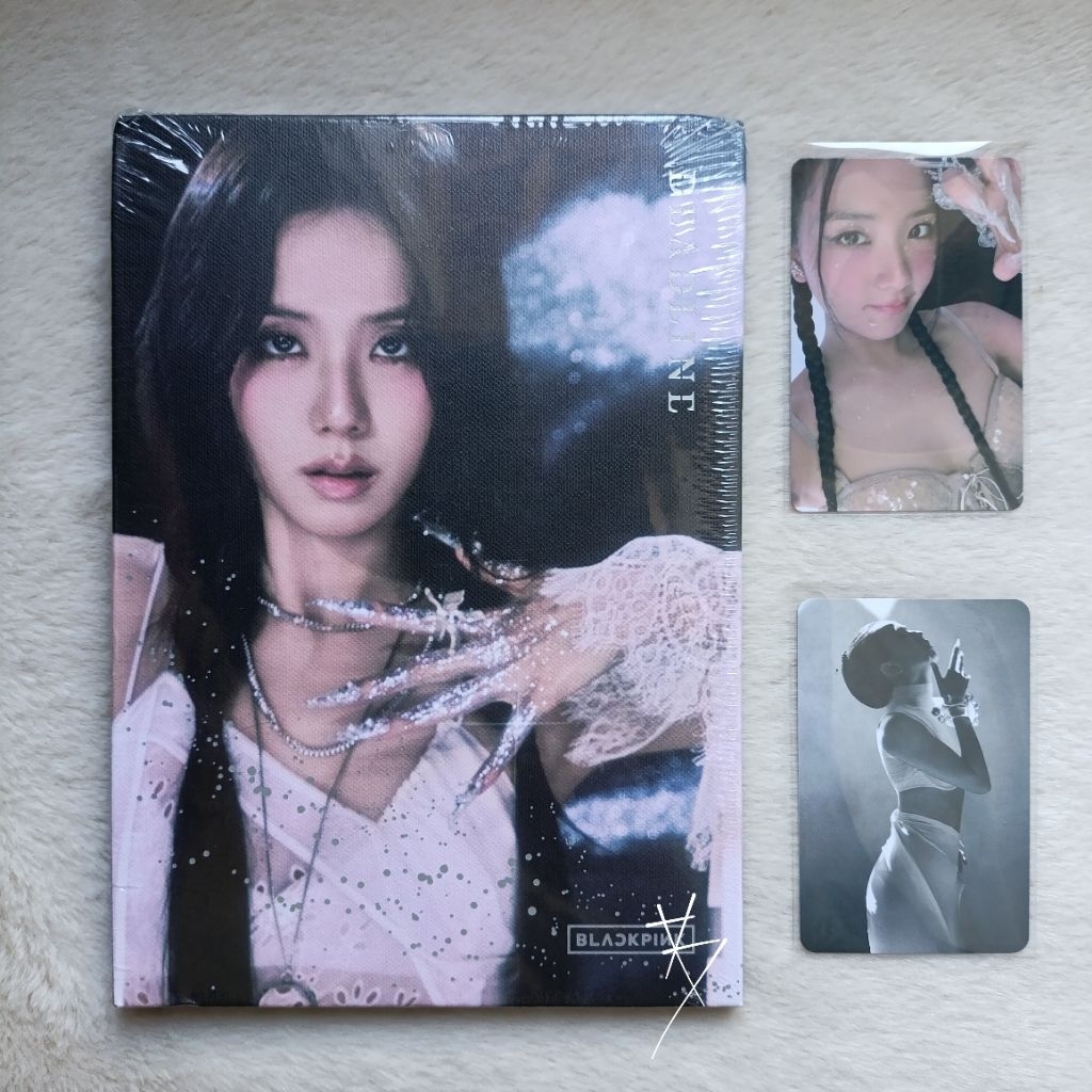 [ READY ] ALBUM DEADLINE BLACKPINK SILVER VER. JISOO SEALED POB KTOWN JENNIE LISA ROSE