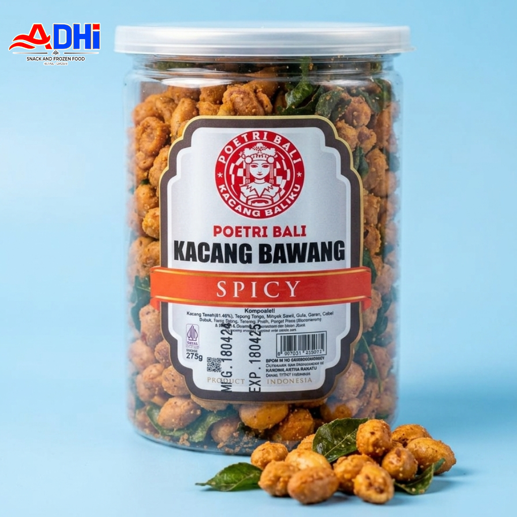POETRI BALI TOPLES PETCHAN KACANG SPICY 275GR DAN 550GR