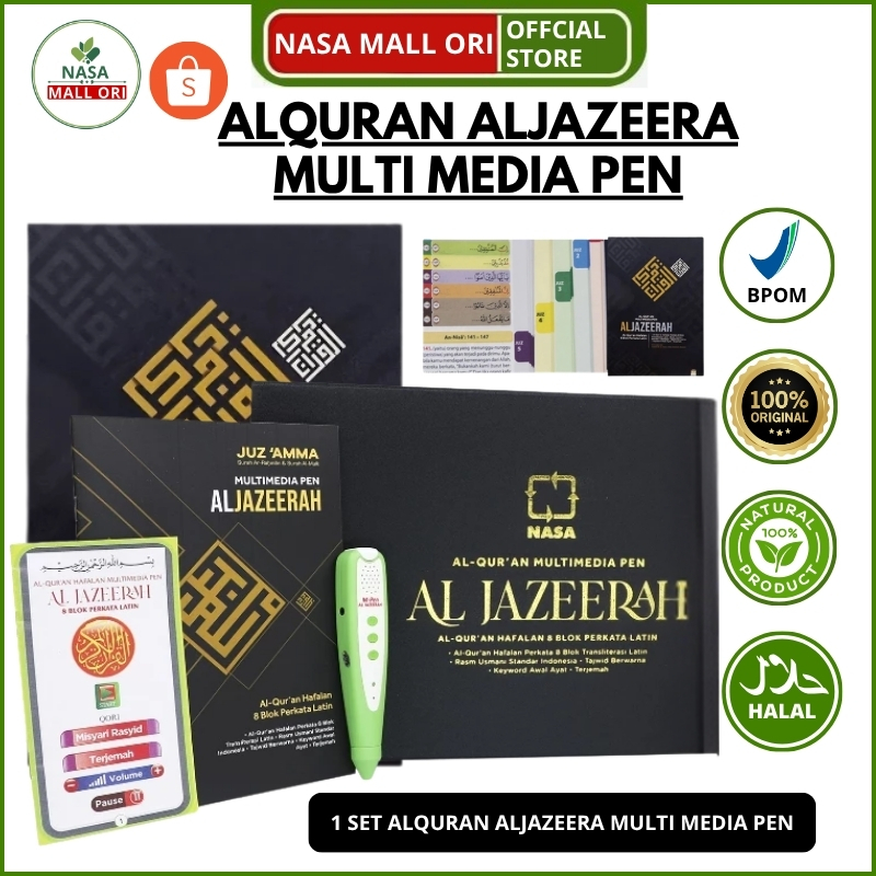 Al Quran Pen Al Jazeerah Quran Digital Audio Belajar Mengaji Mudah untuk Anak Dewasa