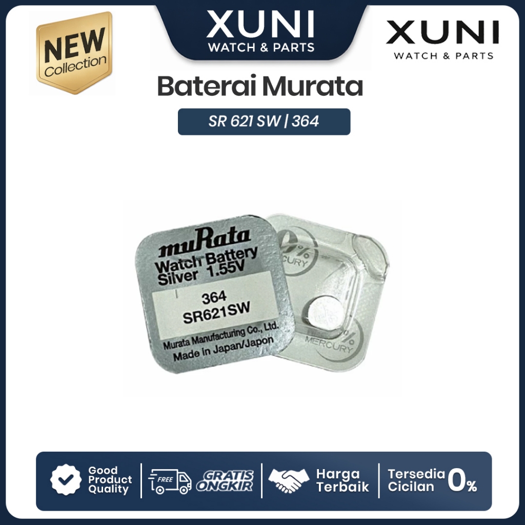 Baterai Batre Battery MURATA 364 SR621SW Original Jam Tangan SR621SW SR 621 621SW