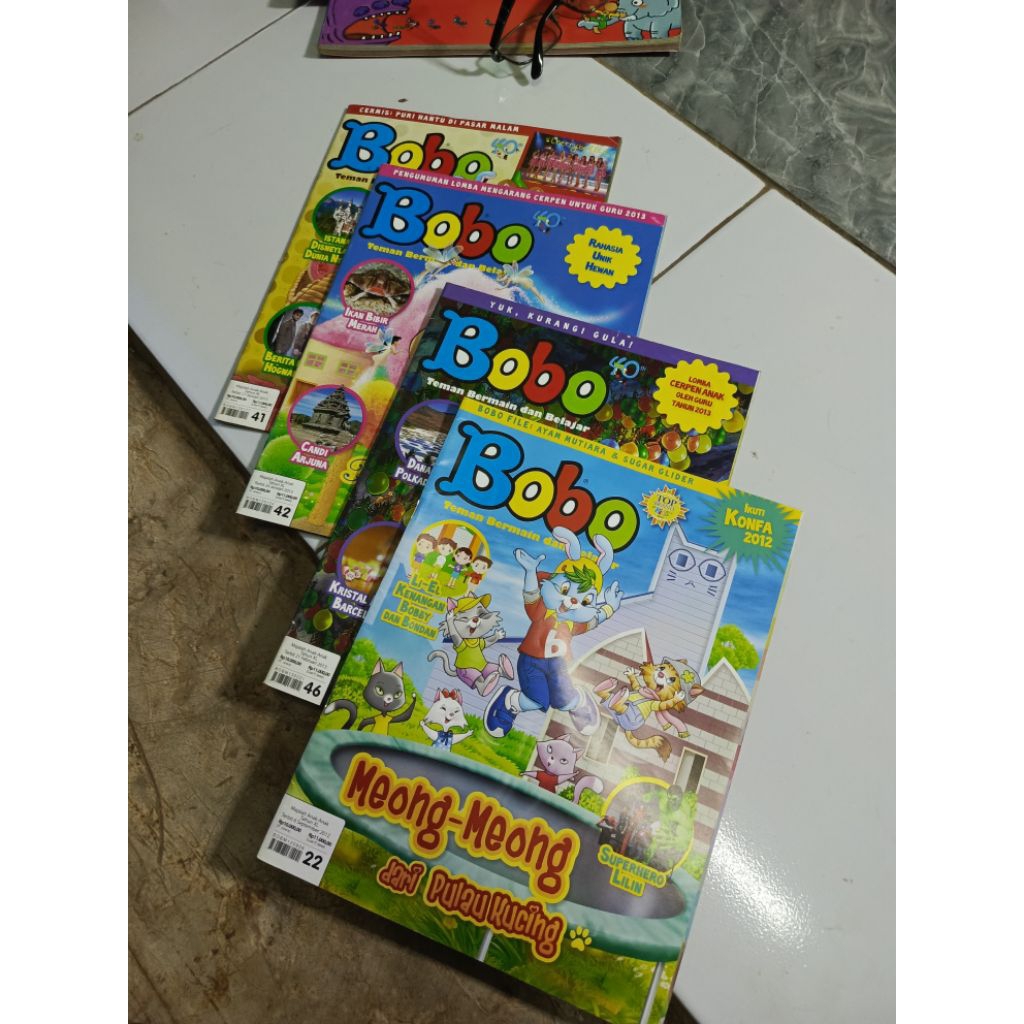 Majalah Bobo Edisi 2012-2013-Di GB 4 kode N1