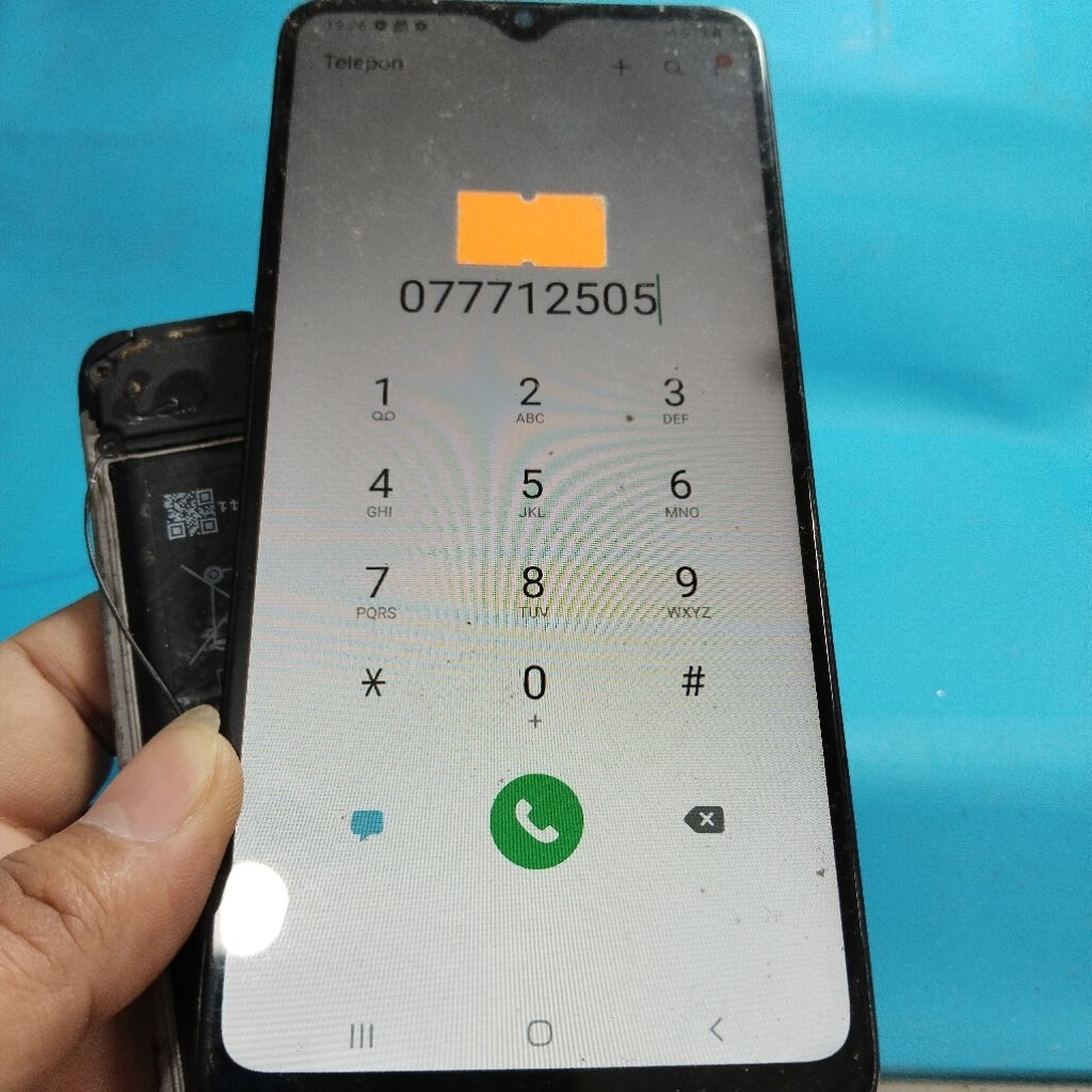 LCD COPOTAN MINUS SHADOW SAMSUNG A20S BONUS FRAME