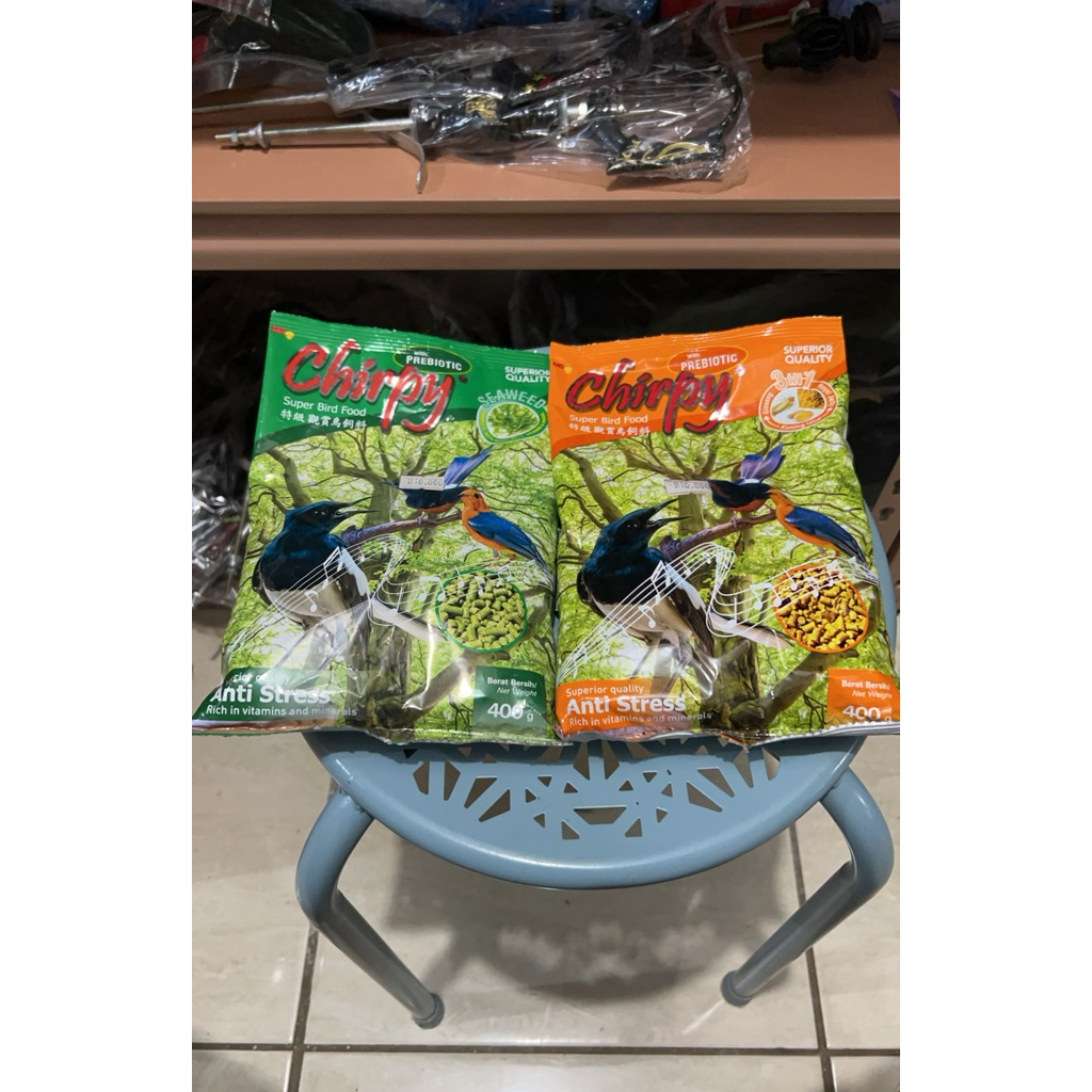 Pakan Burung voer pur bama burung Chirpy