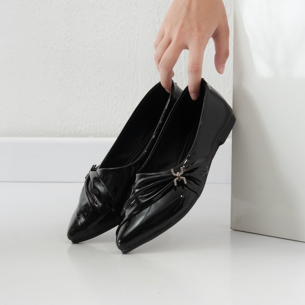 Holic Zena Sepatu Wanita Flatshoes Sepatu Kerja Glocy Premium