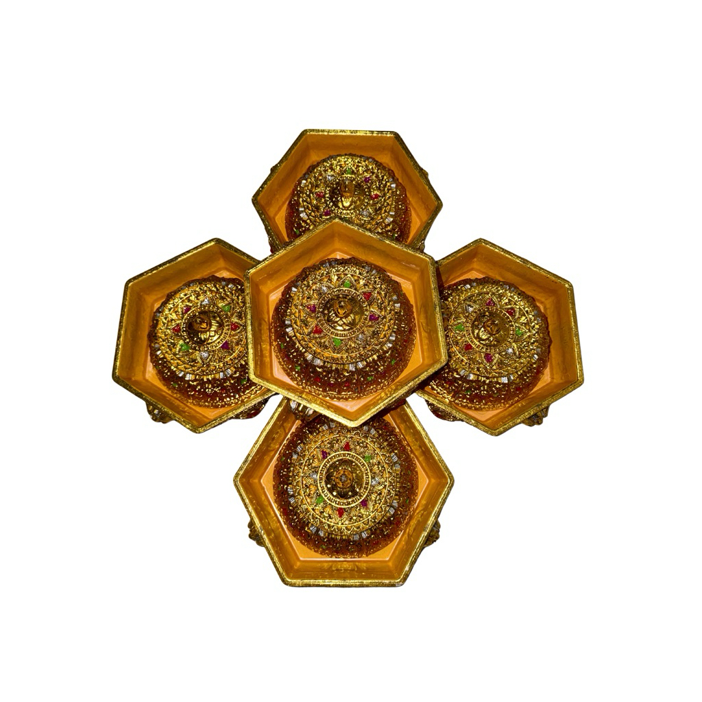 Bokoran Bali Ukir Fiber 20 cm + Tutup Sab