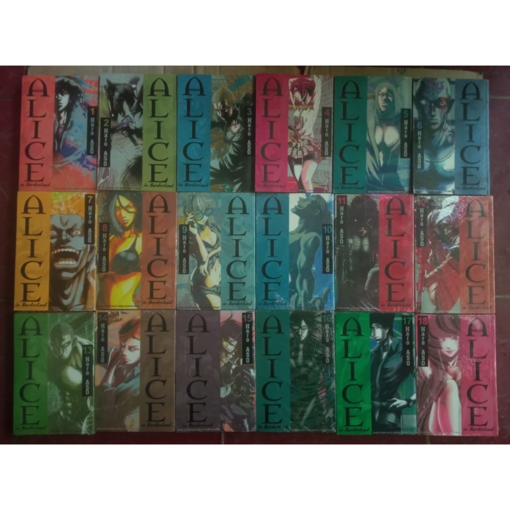 Paket komik Alice In Borderland 1-18 (tamat)