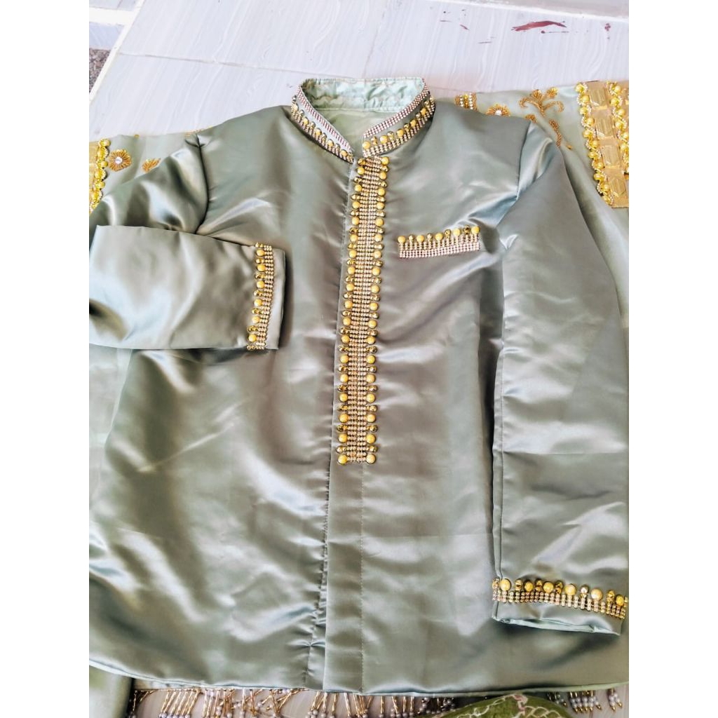 Jas tutup payet Pengantin ready