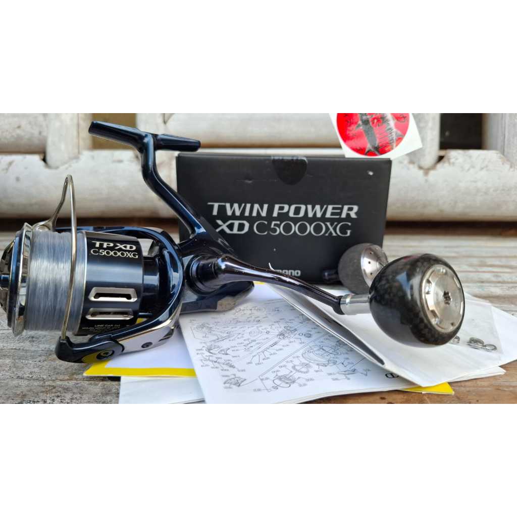 SECOND SPINNING REEL SHIMANO 21 TWIN POWER XD C5000XG