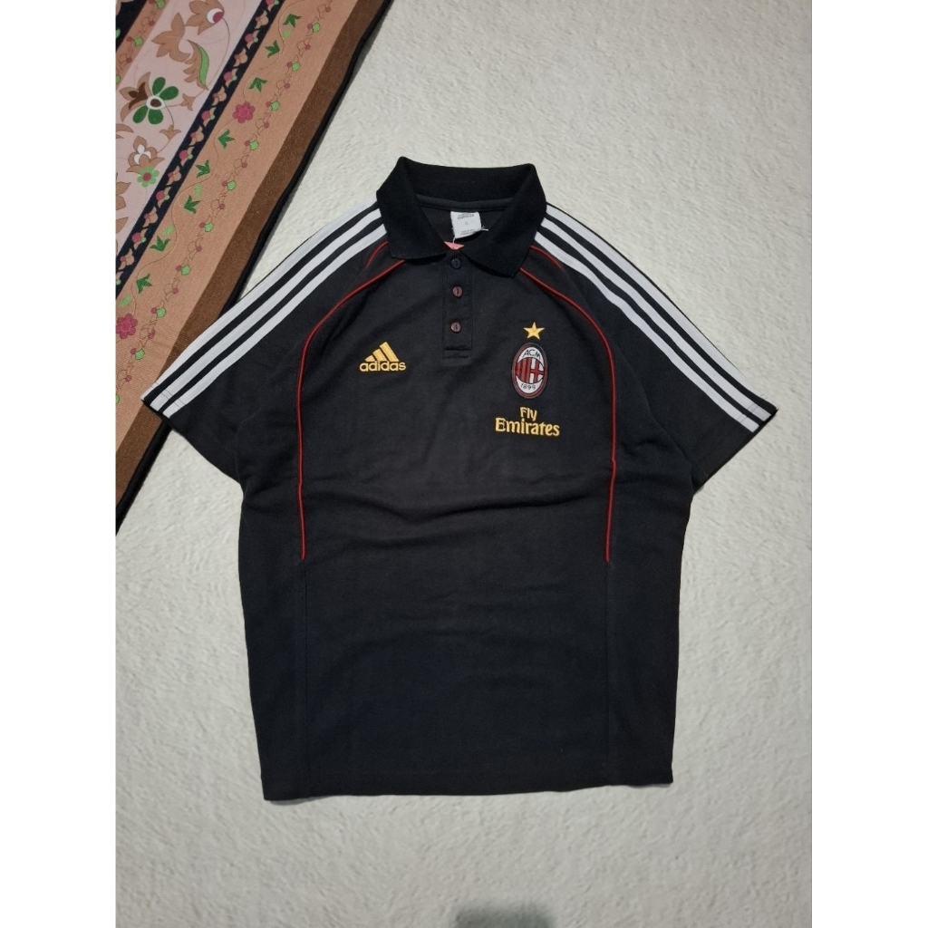 Kaos Polo ADIDAS AC MILAN Vintage