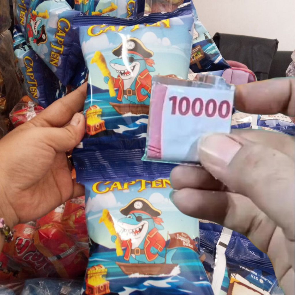 Snack Ciki jajanan berhadiah Capten Dejager cemilan Jackpot Maxx Big Ohayoo Aries SATUAN