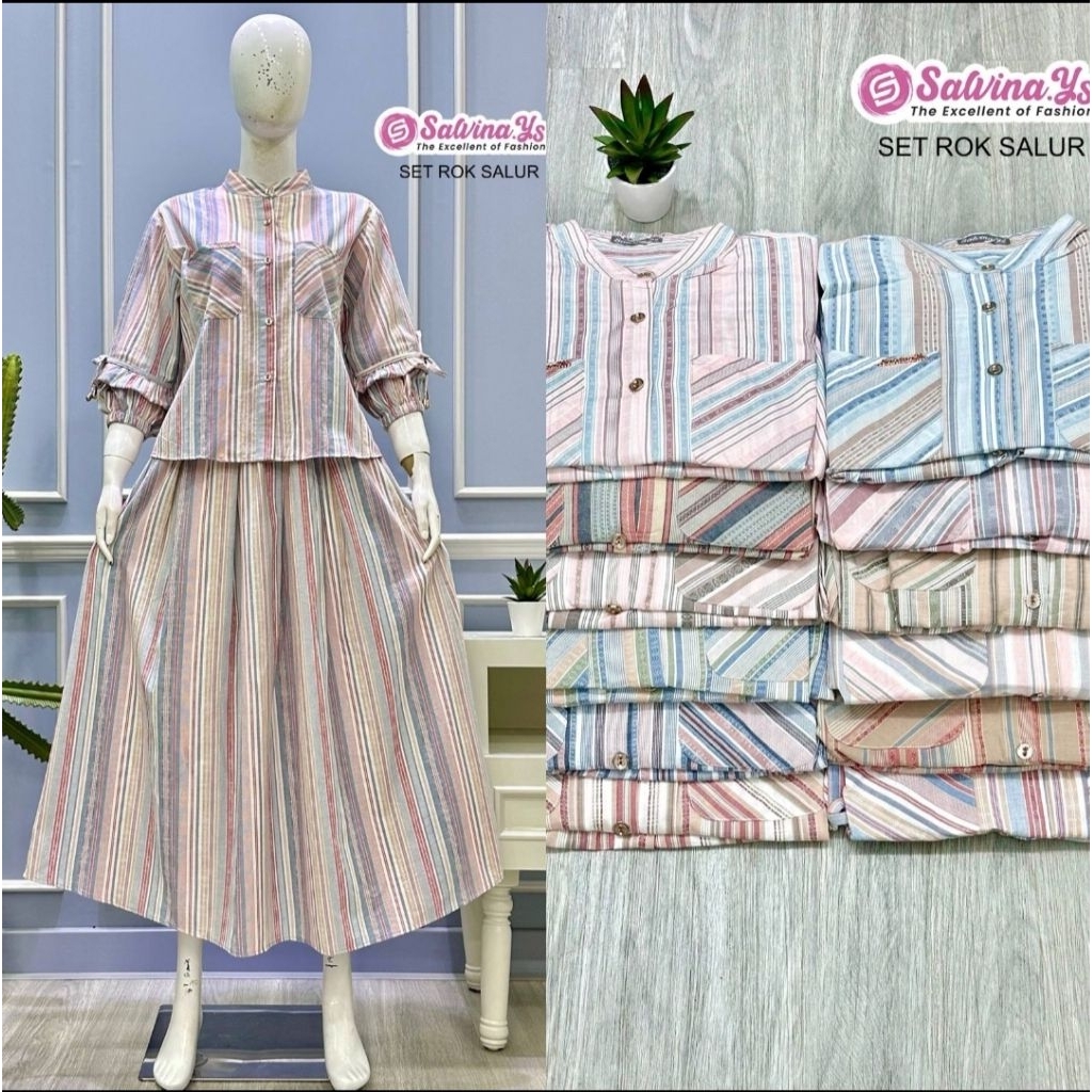 Set Rok katun salur By.Salvina.ys#terbaru