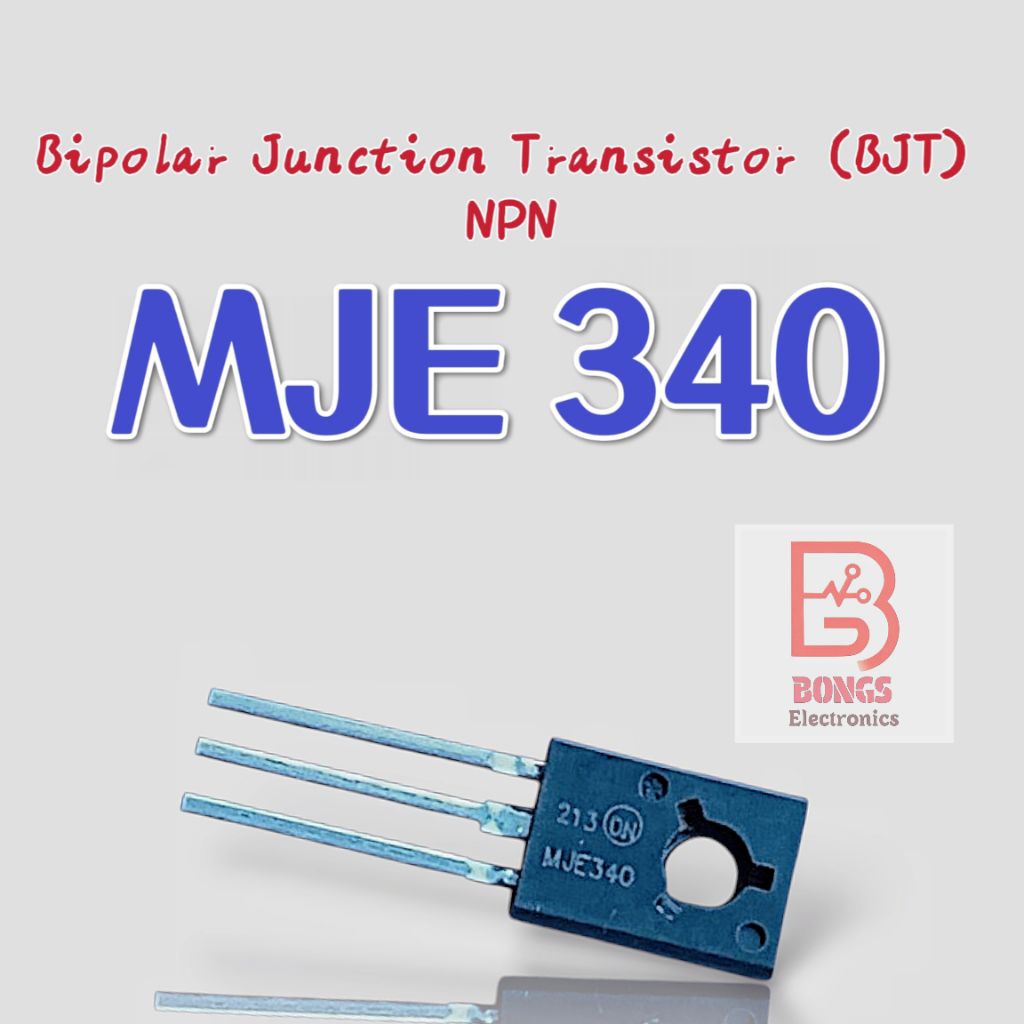 MJE 340 Transistor Daya Menengah NPN 500mA "ON"-Onsemic
