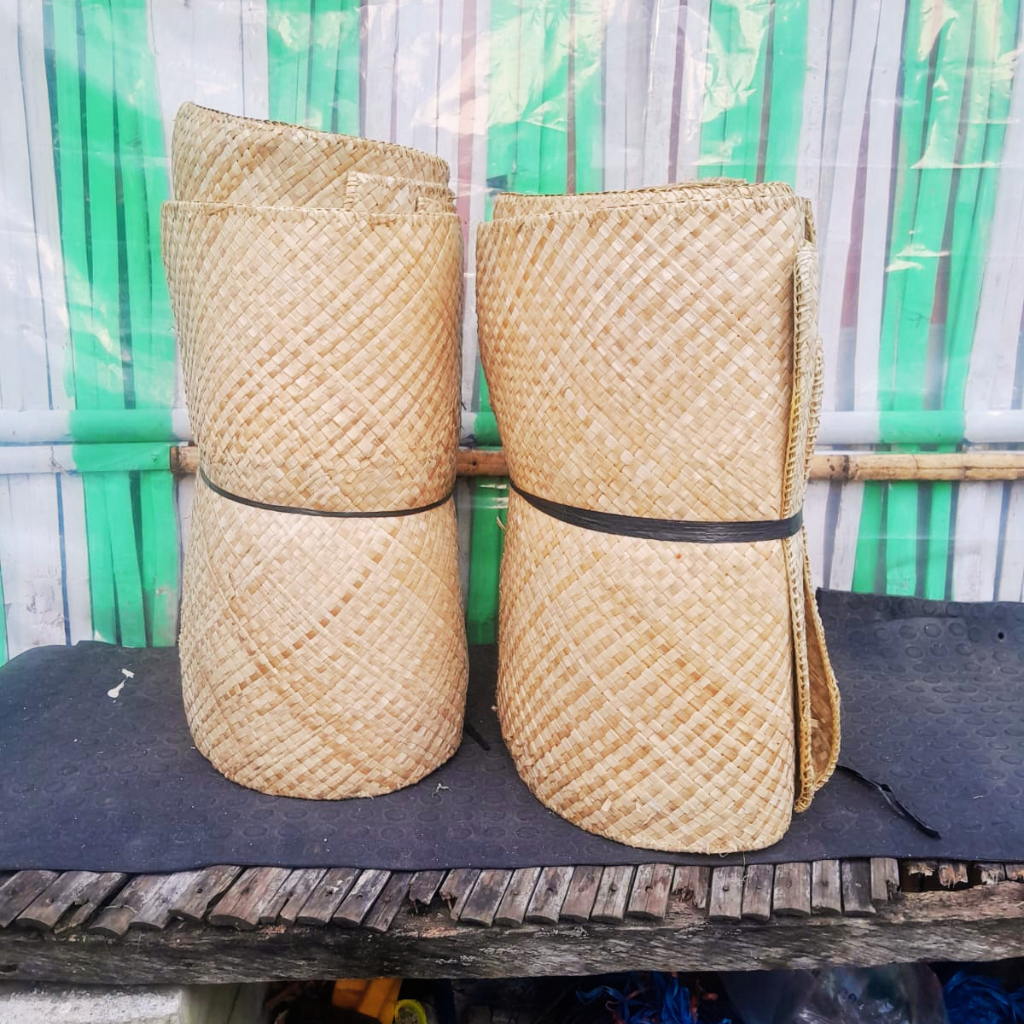 Tikar Pandan Ukuran 60 x 100 cm Tikar Pandan Cocok Untuk Piknik Tebal 2 Lapis