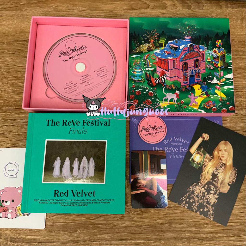 red velvet album the reve festival finale pc joy postcard wendy unsealed fullset