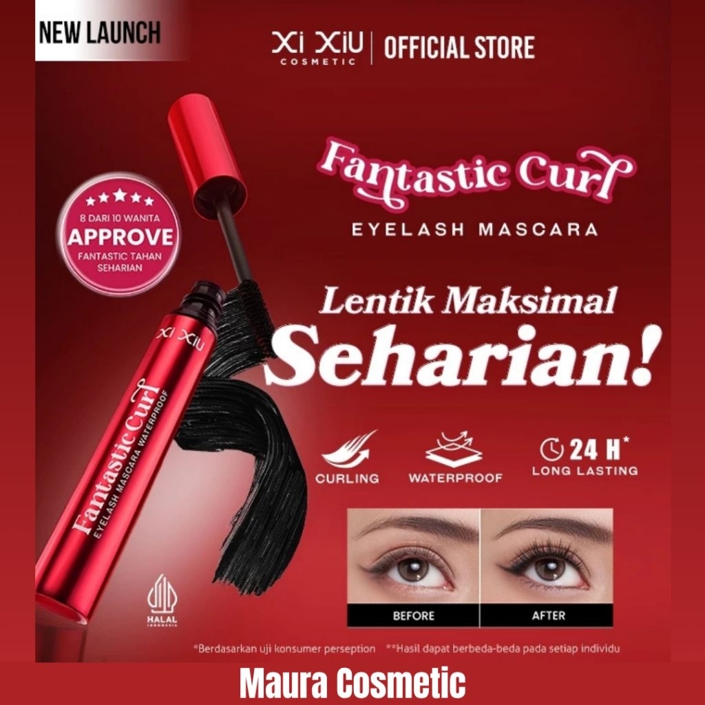 Xi Xiu Fantastic Curl Eyelash Mascara || Maura Cosmetic