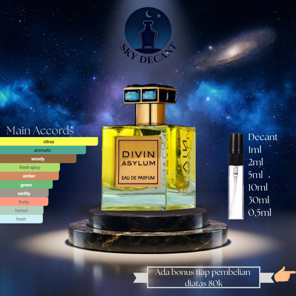 Decant Parfum DIvin Asylum Original 100%