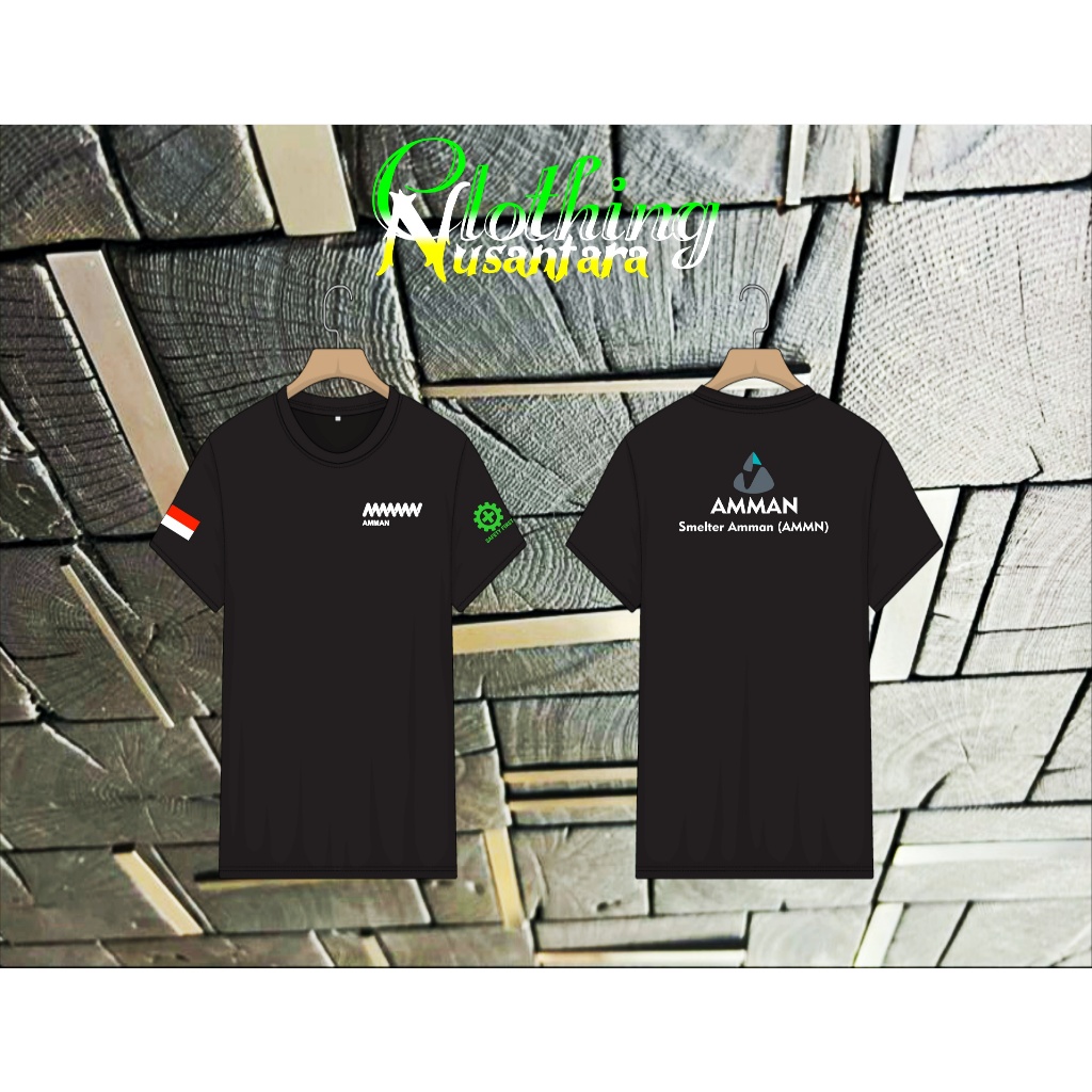 Kaos Smelter Amman (Ammn) Katun Combed Premium Unisex