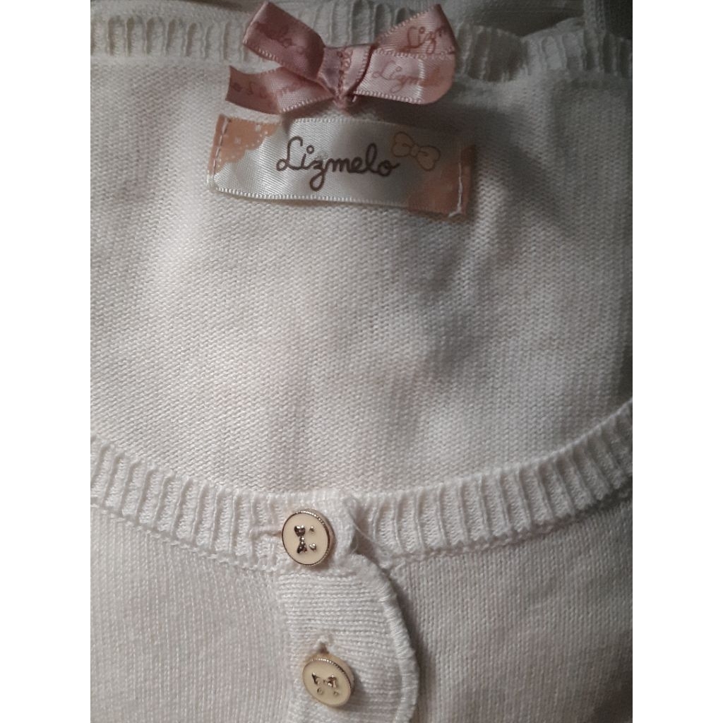 Cardigan brand lizmelo original Cardigan katun gemess korean style wanita size L‼️preloved no minus‼