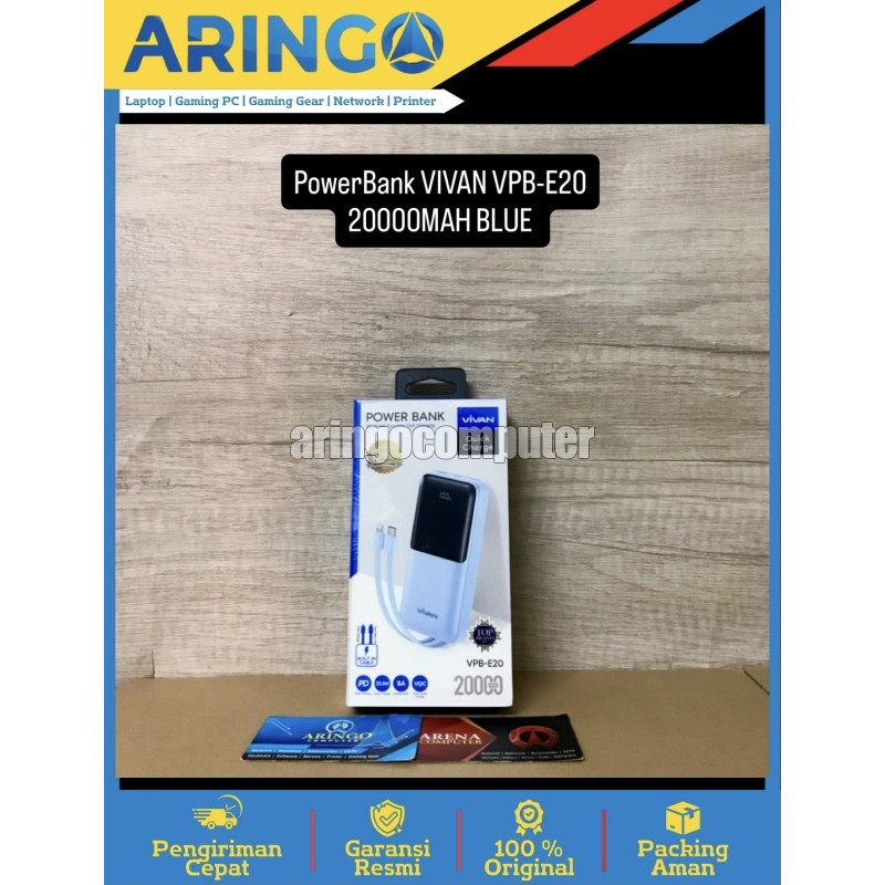 Acc (PowerBank) VIVAN VPB-E20 20000MAH BLUE