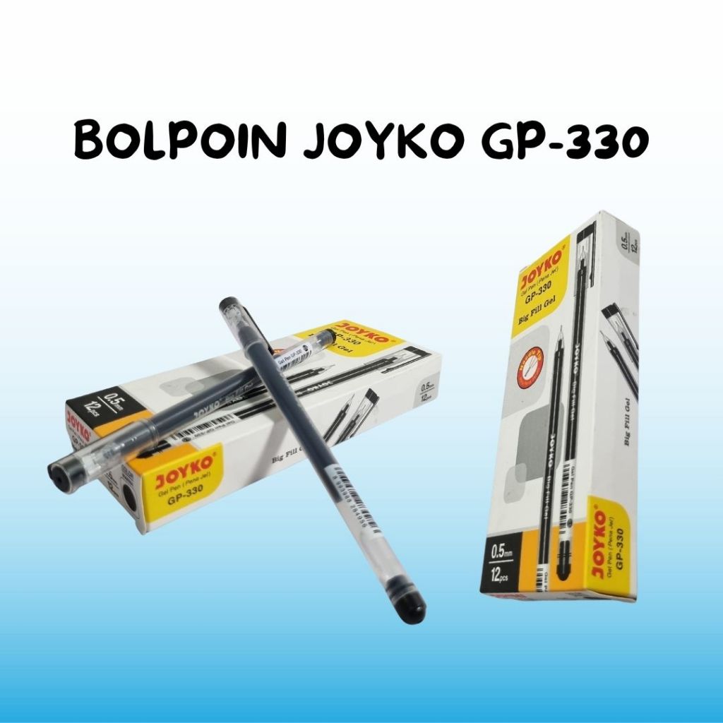 BOLPOIN GEL JOYKO 330 | PULPEN JOYKO 330 | BOLPOIN GEL 0.5MM JOYKO 330 | PULPEN GEL 0.5MM