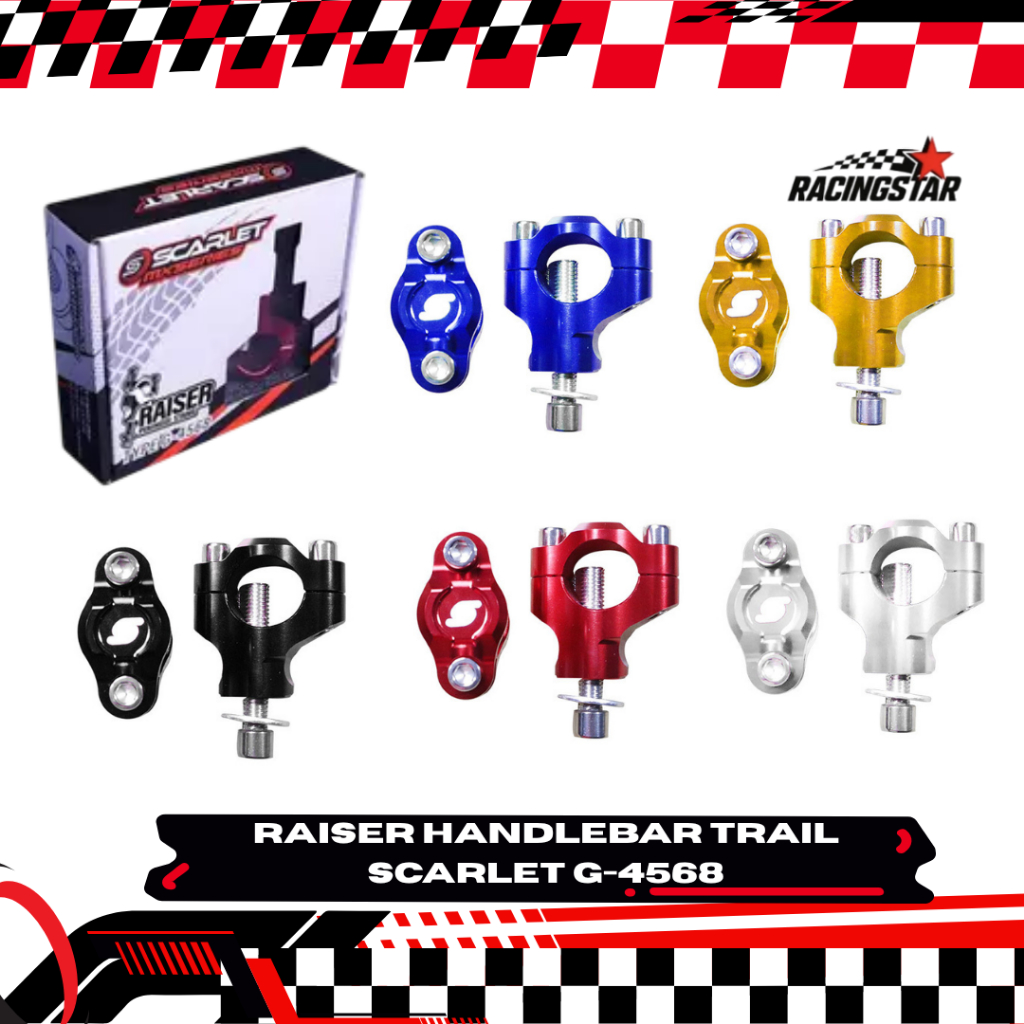 " Scarlet racing " raiser stang handlebar trail G 4568