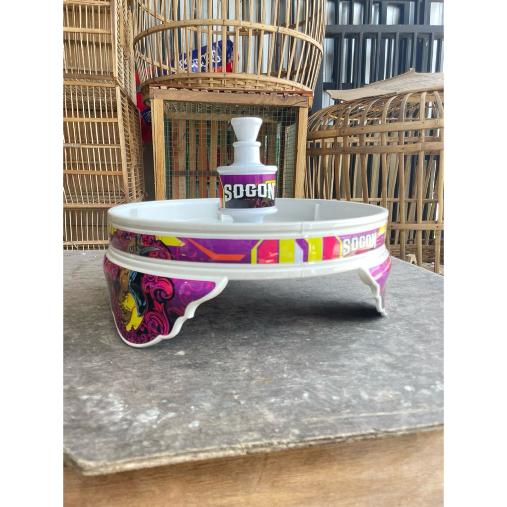 Tebok sangkar love bird motif sogon Tebal