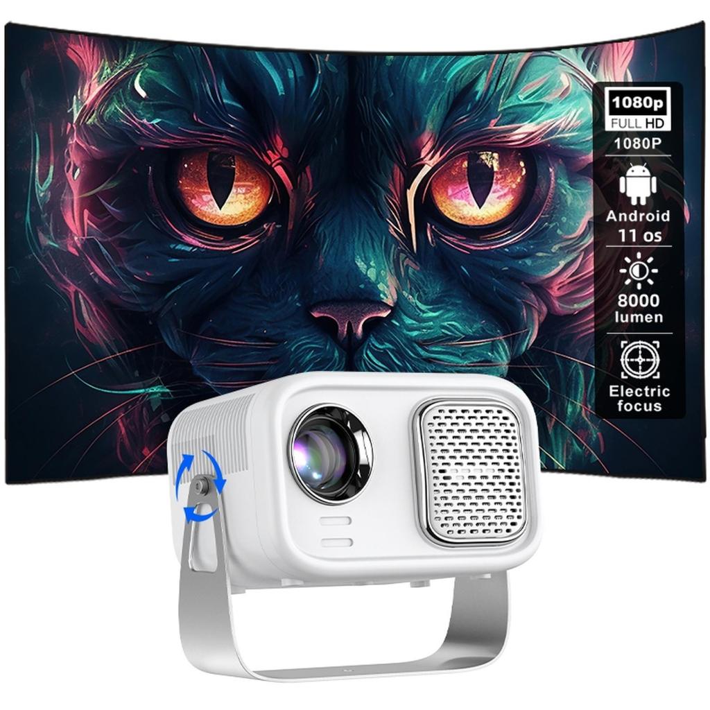 Indocapture - QlAOLET K1A Projector Mini Android Projector 5G Wifi Proyektor 8000 Lumens