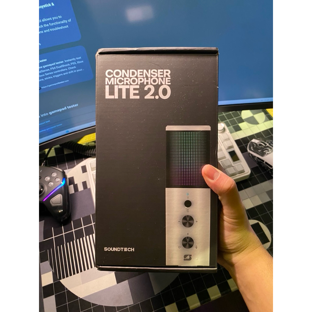 microphone condensor soundtech lite 2.0