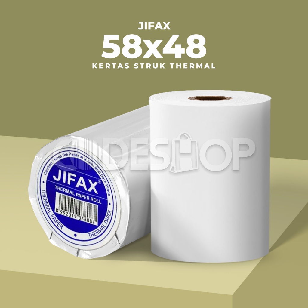 Kertas Thermal JIFAX 58x48 - Mobile Printer 58