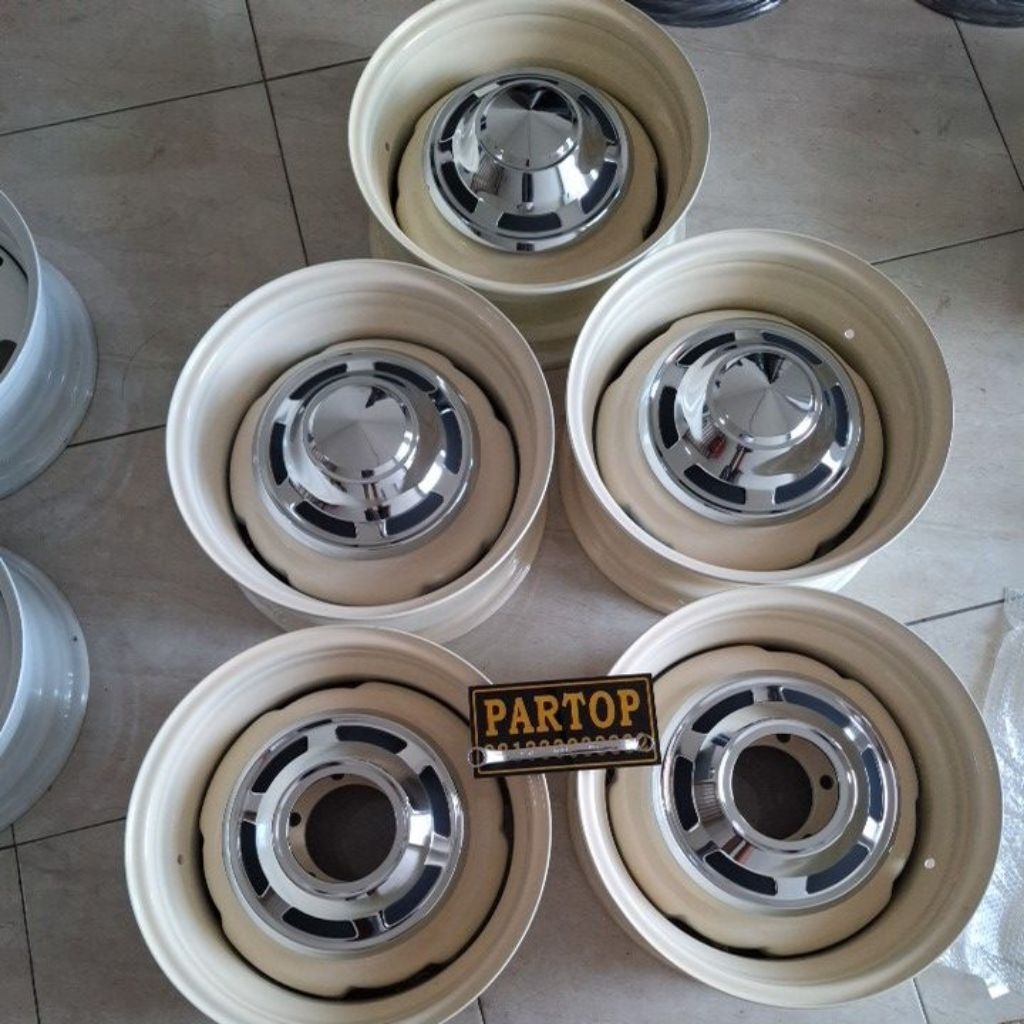 Velg ring 16 hardtop fj40 bj40 tubeless include whelldop original japan
