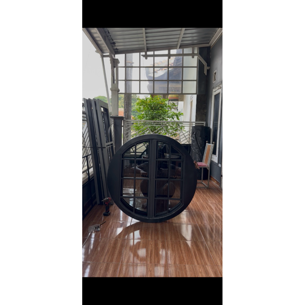 jendela bulat diameter 120cm