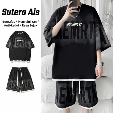 kaos pria kaos oversize pria Baju Setelan Pria Celana pendek pria baju set pria distro kaos pendek