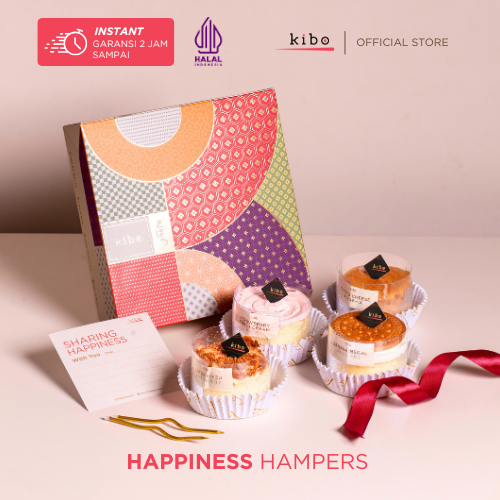 Happiness Hampers (4 pc Kibo Mini Molten Cheese Cake)